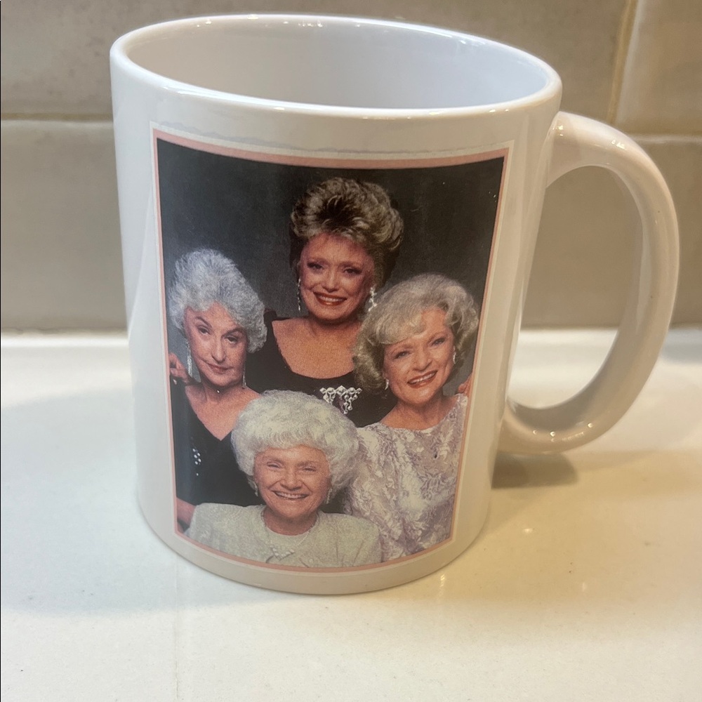Classic Golden Girls TV Show White Ceramic Mug New!